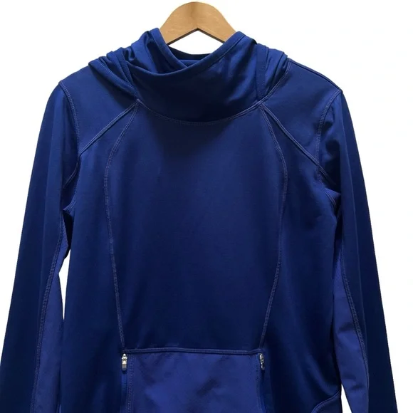 ATHLETA Women’s Plush Tech Hoodie 3.0 in Sapphire Blue Medium - Picture 4 of 14